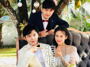 组图：付辛博颖儿大婚温馨浪漫 现场拥吻落泪誓言感人