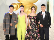 组图：TVB节目巡礼红毯 众花旦盛装出席露半球秀蛮腰忙斗艳