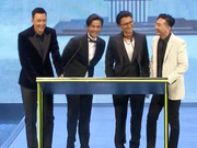 组图：《特警新人类》吴彦祖谢霆锋聚首 调侃拍续集