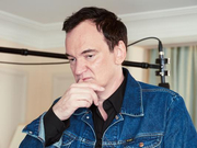 组图：昆汀塔伦蒂诺戛纳接受中国媒体群访