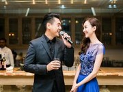 朱孝天韩雯雯办婚前欢迎宴 甜蜜牵手虐汪