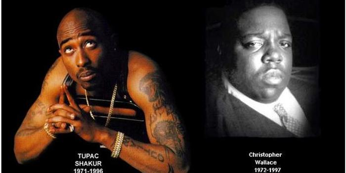 g和2pac曾是全美最具影响力的说唱歌手,两人相隔半年各因一次枪击案