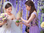 高清:张靓颖冯轲甜蜜互换戒指 刘亦菲超仙