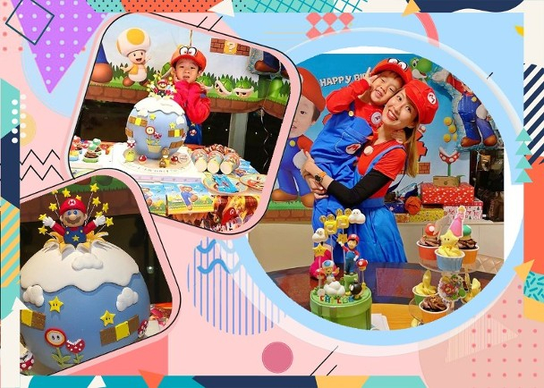 陈敏之为儿子庆4岁生日