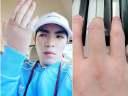 金曲奖萧敬腾忍骨裂表演手影戏 彩排成功时偷抹泪