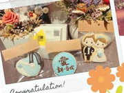 林志玲婚宴甜食首曝光 新郎新娘卡通形象很甜蜜