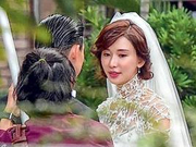 与老公Akira彩排婚礼  林志玲婚纱造型曝光