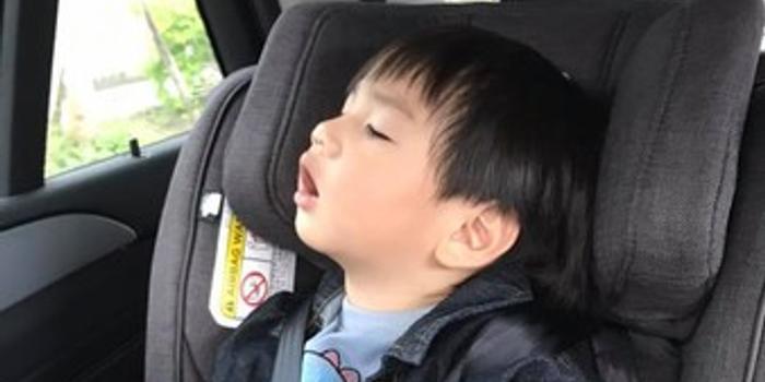 Ella晒老公和儿子表情同步照 称小孩真的不能偷生