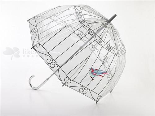 插画艺术表现在雨伞上