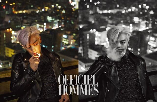 Top为officiel hommes拍摄的时尚大片