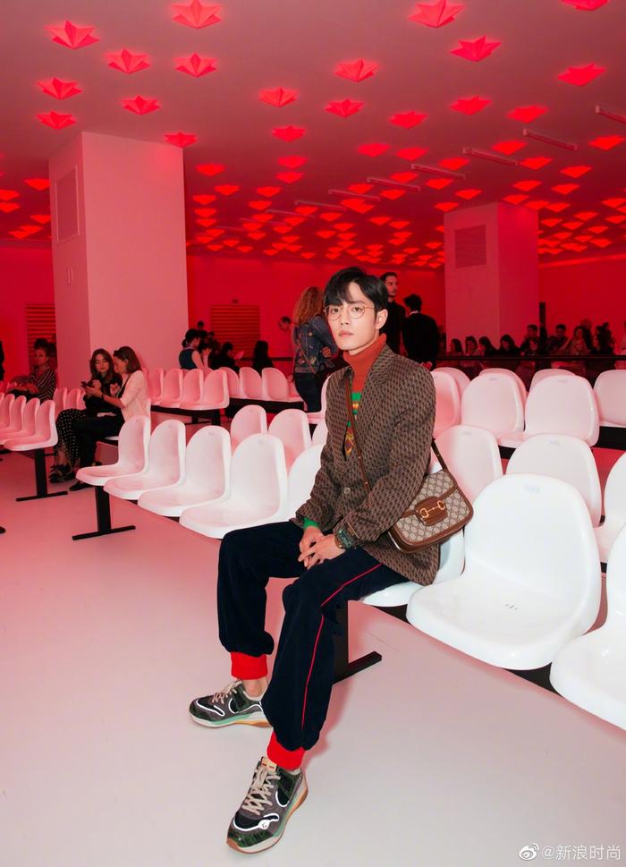 肖战助阵Gucci 2020春夏秀场