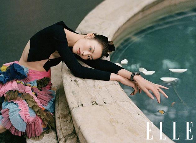 ELLE6月刊 刘雯