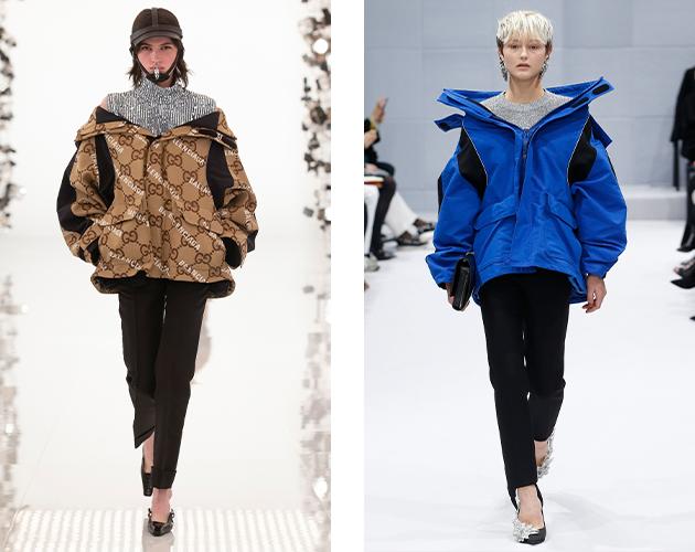 右:Balenciaga 2016秋冬系列