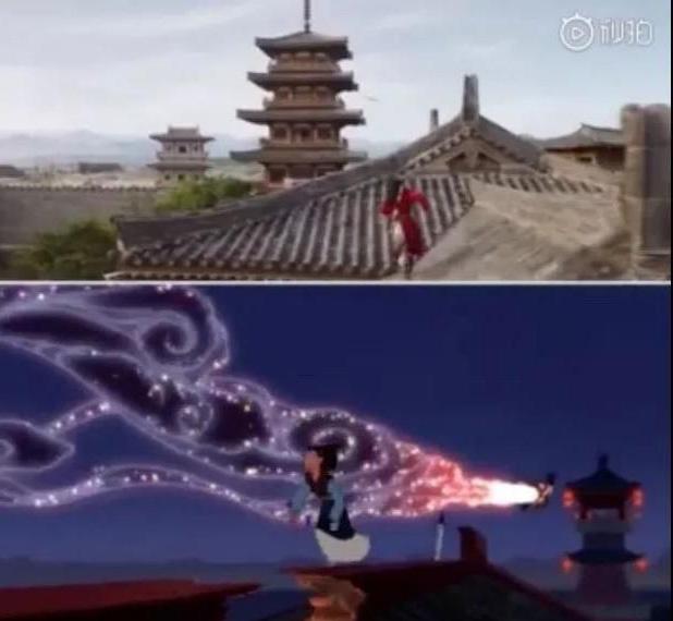 《花木兰》动画版vs刘亦菲版