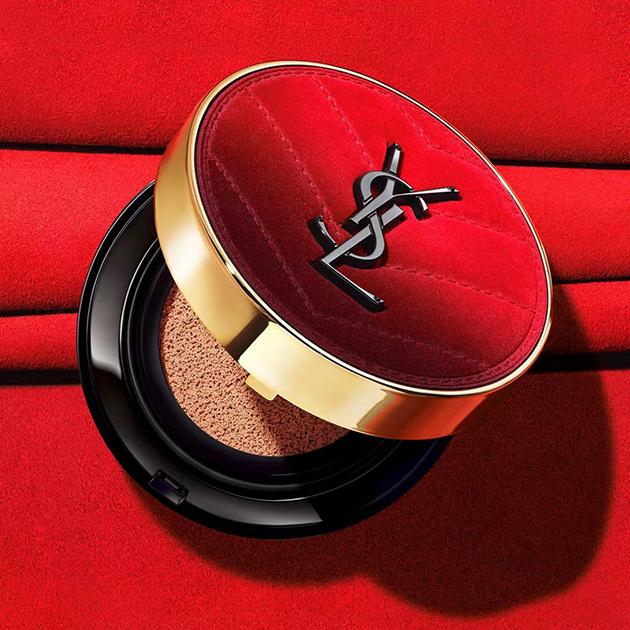 YSL 皮气垫红丝绒限定版
