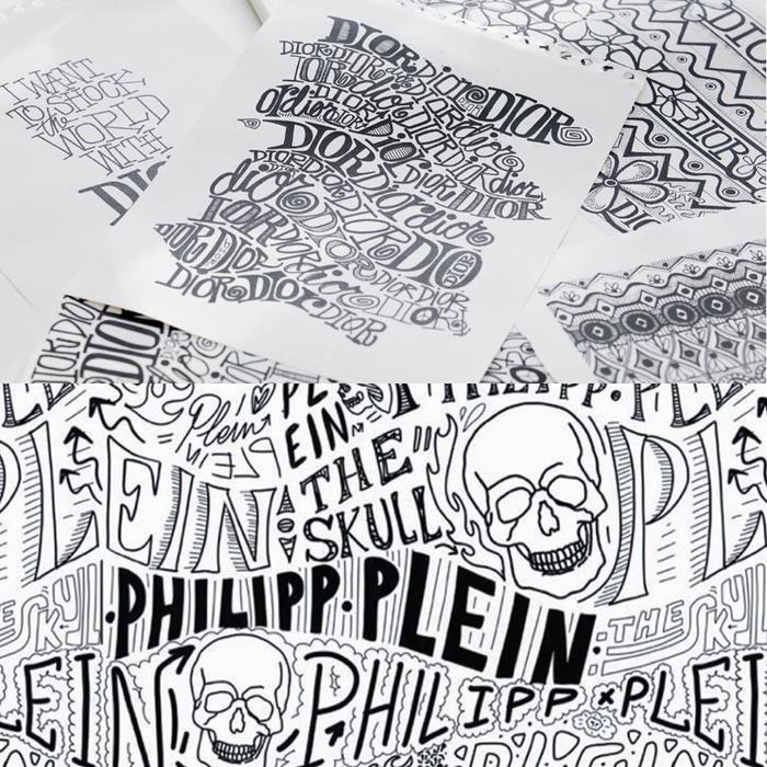 上:Dior 下:Philipp Plein