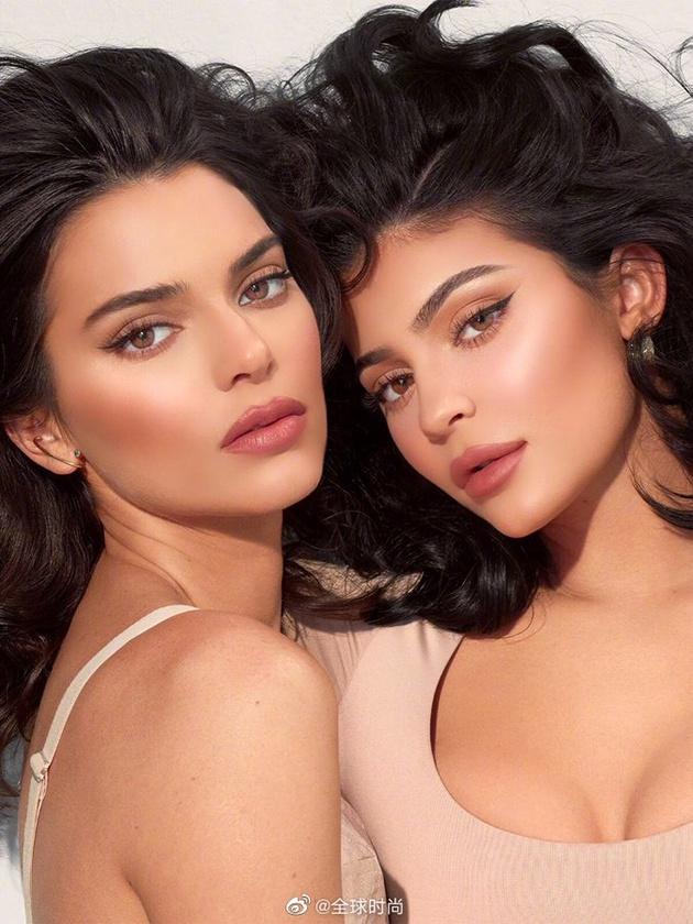 Kendall Kylie Jenner x Kylie Cosmetics 图片来源:@全球时尚 微博