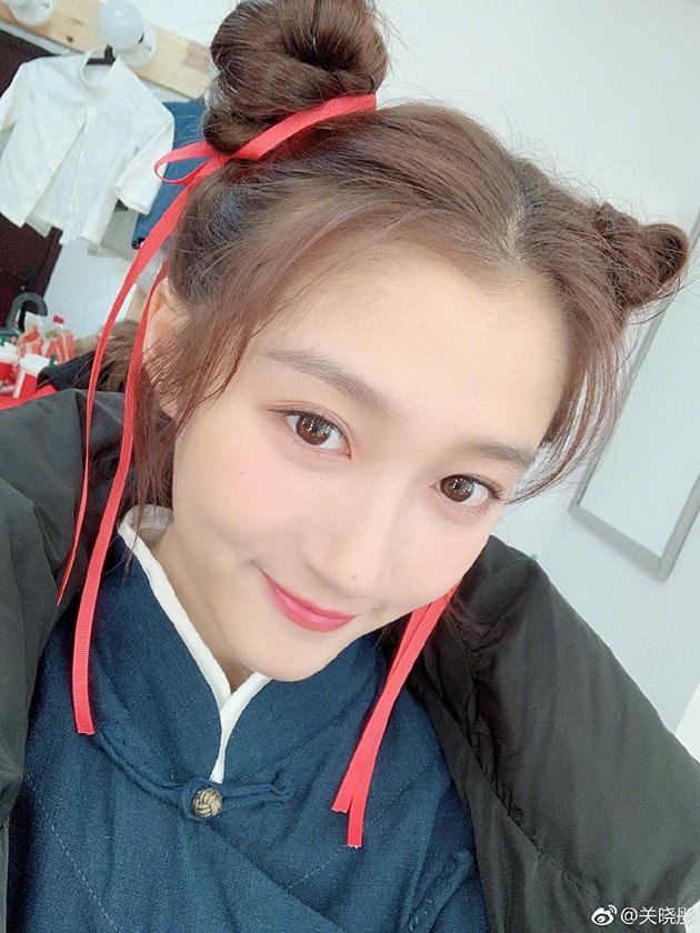 关晓彤 哪吒头