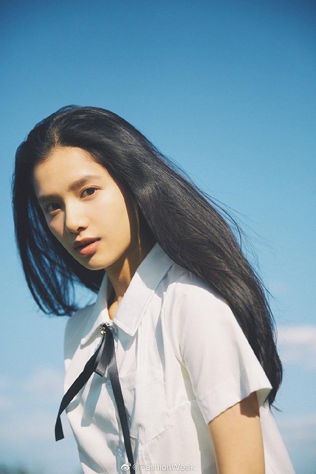 张婧仪校园初恋写真