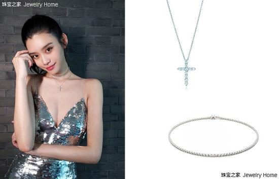 Tiffany&Co。 蒂芙尼 TIFFANY VICTORIA Graduated项链 Tiffany&Co。 蒂芙尼 十字架吊坠