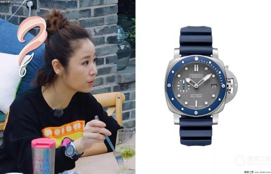 林心如佩戴沛纳海SUBMERSIBLE 潜行系列PAM00959腕表