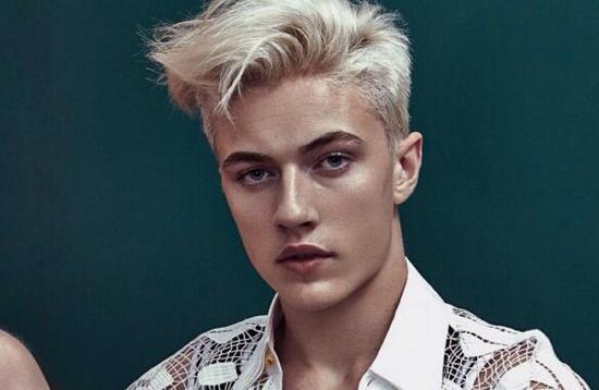 银发男模 Lucky Blue Smith(图片来源:Jack-R设计)