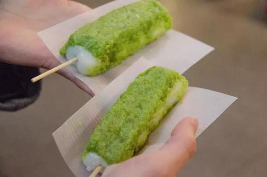 青豆裹年糕(zundamochi)