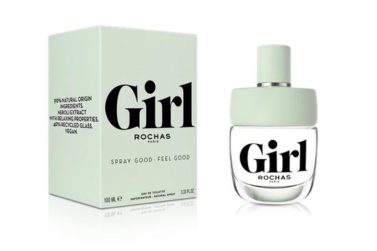 法国香氛品牌 Rochas 推出了一款名为 Girl 的新香水产品,在贯彻可持续的同时强调舒缓情绪的功能 图片来源:Rochas