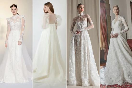 从左至右分别为:Justin Alexander Signature, Lihi Hod, Naeem Khan 及 Sareh Nouri