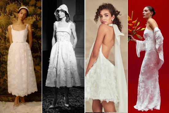 从左至右分别为:Markarian, Viktor&Rolf Marriage, Ines Di Santo 及 Galvan