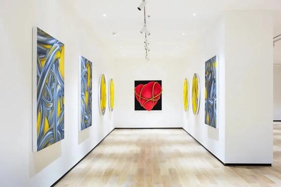个展“控制“现场,当代唐人艺术中心,曼谷,2021