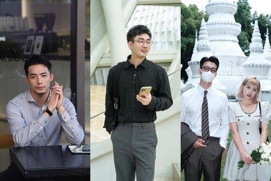 时尚博主力荐利郎,从左至右依次为:叶昭羽、小里昂、青菜和大力