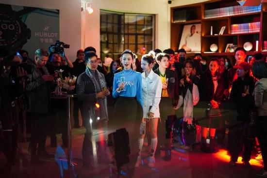 演员陈都灵,青年歌手、唱作人 NINEONE# ,歌手庆怜LA VILLA HUBLOT SHANGHAI 现场