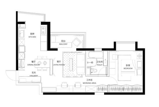改造后平面图