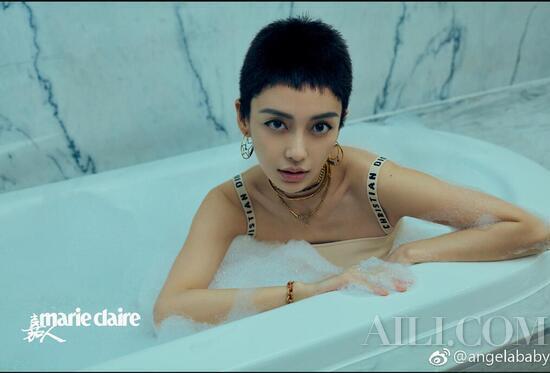 (图片来源: Angelababy微博截图)
