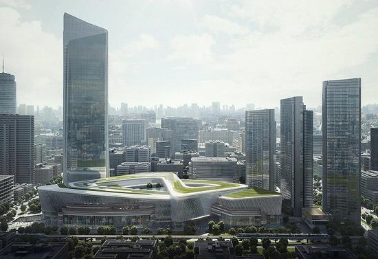 武汉恒隆广场 图片来源:aedas