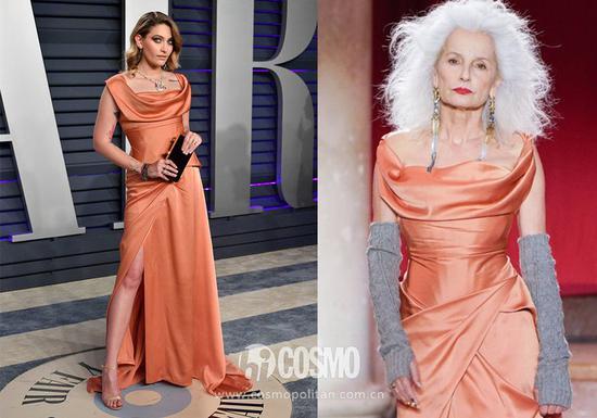 迈克尔杰克逊的女儿Paris Jackson身穿Vivienne Westwood 2019 S/S