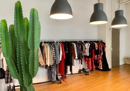 Vegan Fashion Library showroom
