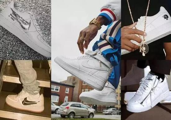 三叶草的经典款式贝壳头,Air force1系列等,也是在跳街舞时,经常看到。