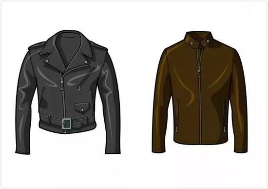 左:Double Rider Jacket、右:Racer Jacket