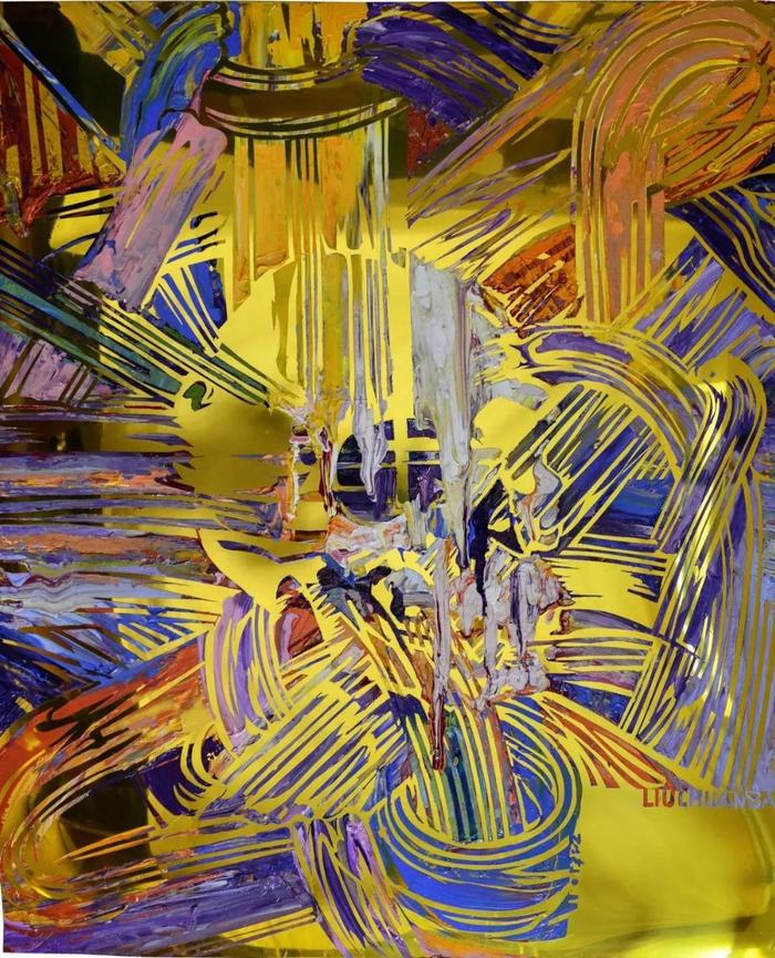 《肖像》金属着色 122x100cm 2019