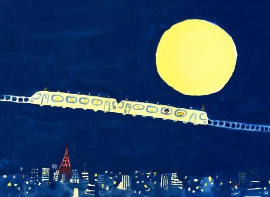 Painting系列 夜间飞行