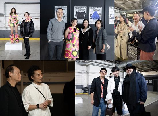(左上起) (左起) JW王灝兒(香港歌手)、(左一及左二) Chris Lo (Director of HKTDC) 及Edith Law (FFF總監)、Jing Zhang (Global Editor in Chief of Jing Daily)、Anthony Keung (CEO of Fenix Group Holding Ltd)及設計師Yeung Chin、Michael Mok (Brand Strategist, Judging Panel of HKFG SS24) 及PABEPABE設計師Logan Chan及Stefano Martinetto (Co-founder &; CEO of Tomorrow London Limited)