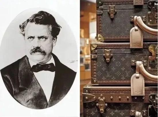 Louis Vuitton 1896 年创造的 monogram 广泛应用在各款箱包上