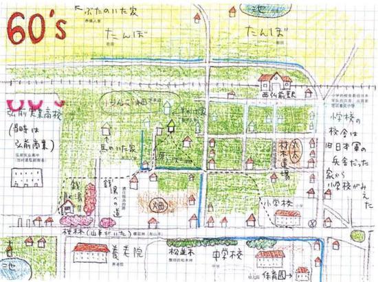 奈良美智的记忆地图,60年代的家乡