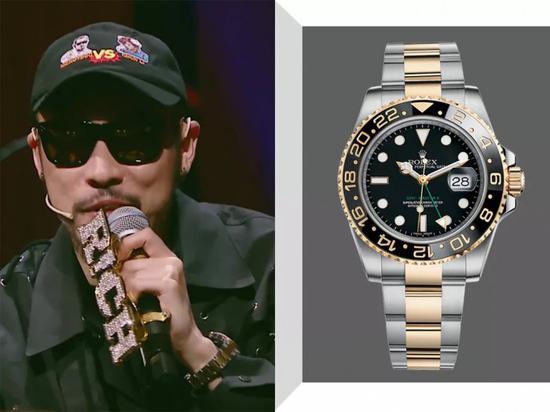 ▲ ROLEX间金款格林尼治II型