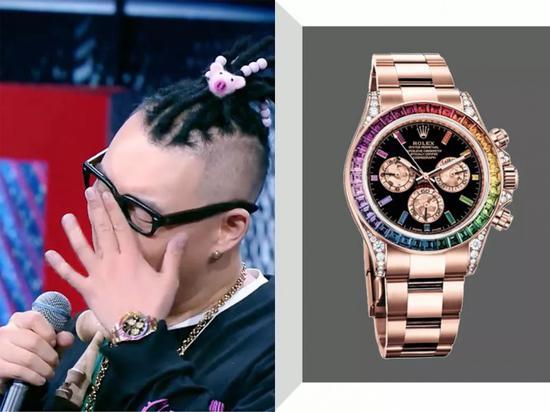 ▲ 穿的很萌的于嘉萌手上的彩虹圈迪通拿实力抢镜