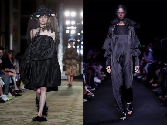 左:Simone Rocha 右:Ann Demeulemeester