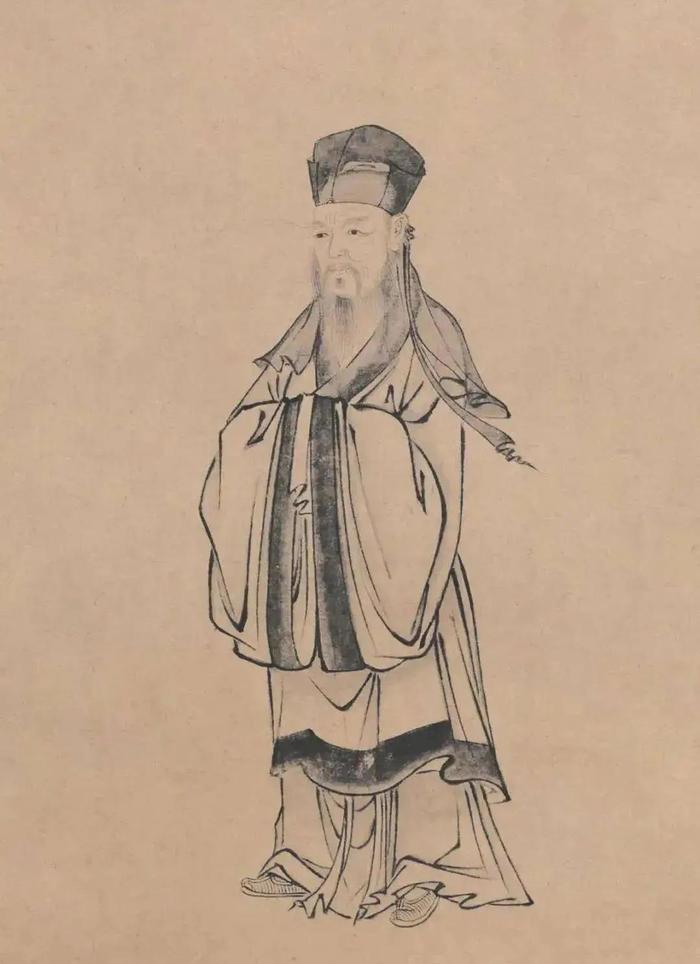 苏轼《治平帖》卷首苏轼像