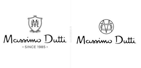 今年年初,Zara与Massimo Dutti先后更换了全新Logo